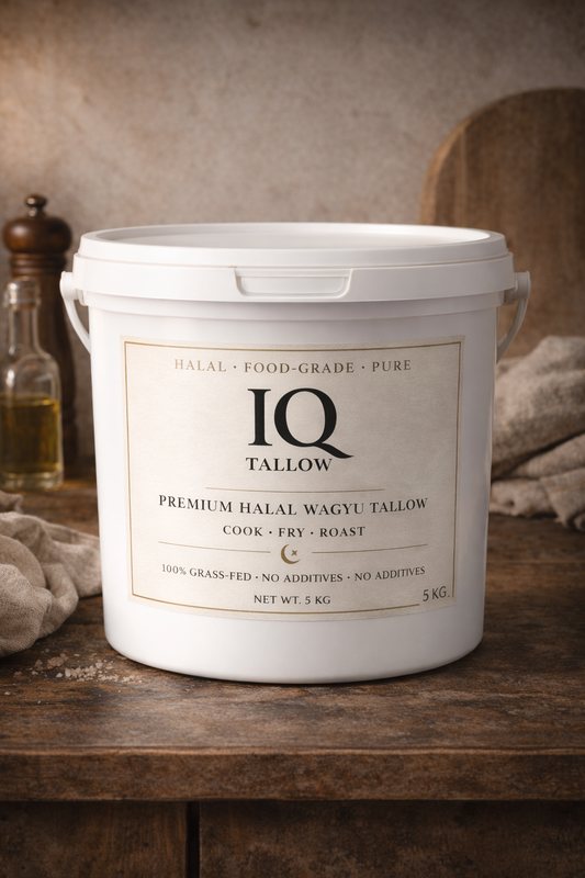 Halal Grassfed Beef Tallow 5KG
