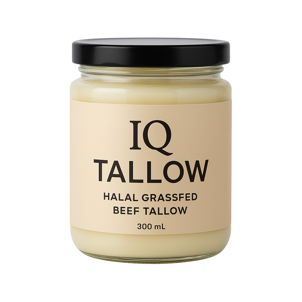 Halal Grassfed Beef Tallow 300ml